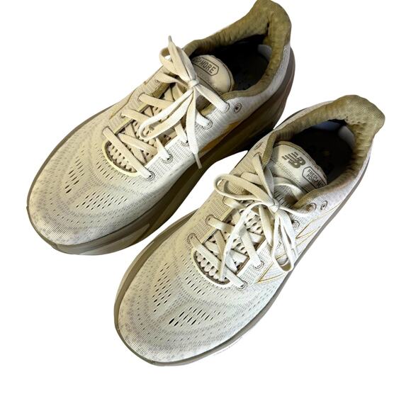 NWT New Balance Fresh Foam X More v5 Women’s 9.5 Running Shoes Beige Brown - Picture 3 of 6